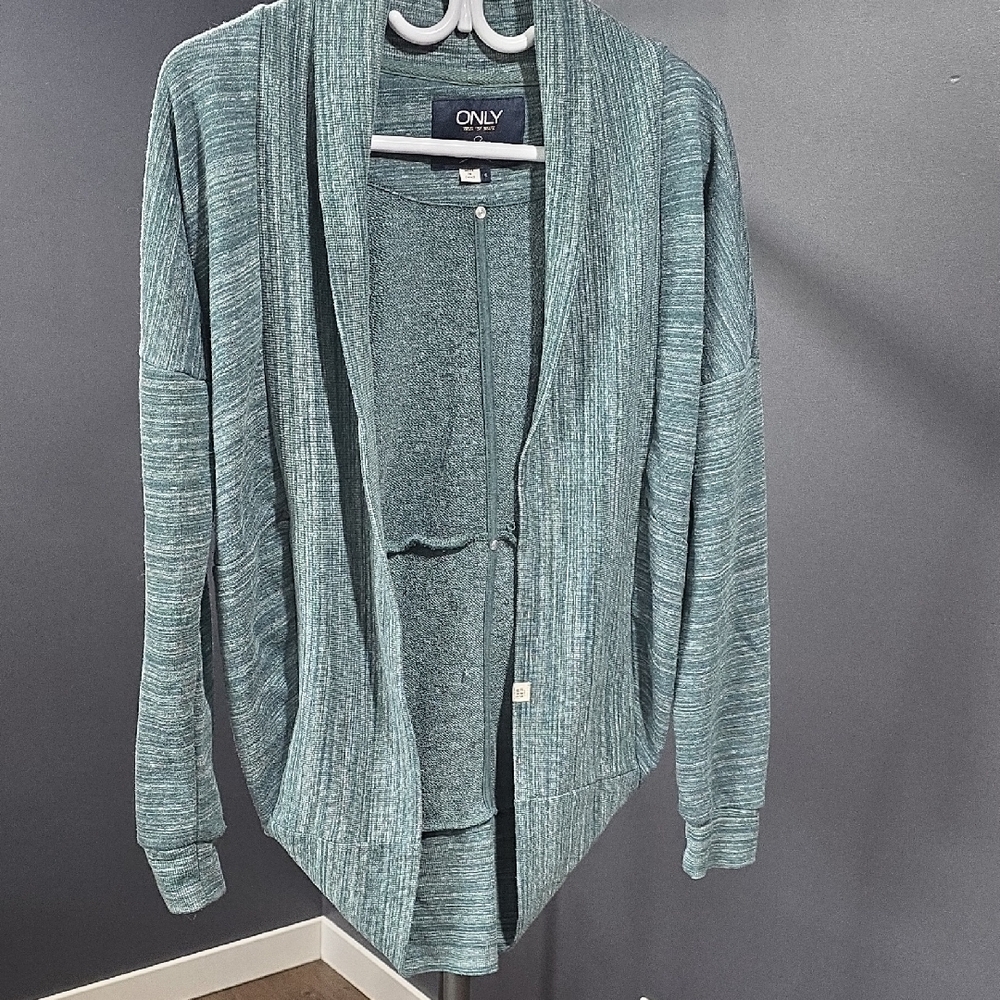 ONLY Teal Open Front Cardigan